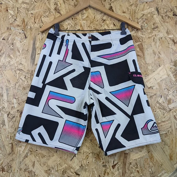 Quiksilver Board Shorts Surfwear Beach Summer Holiday Swimwear Pocket Mens 28 - Picture 5 of 7